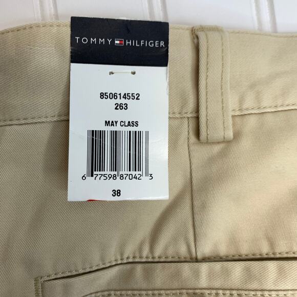 Tommy Hilfiger Tan Shorts Sz 38 May Class Style - Picture 4 of 5